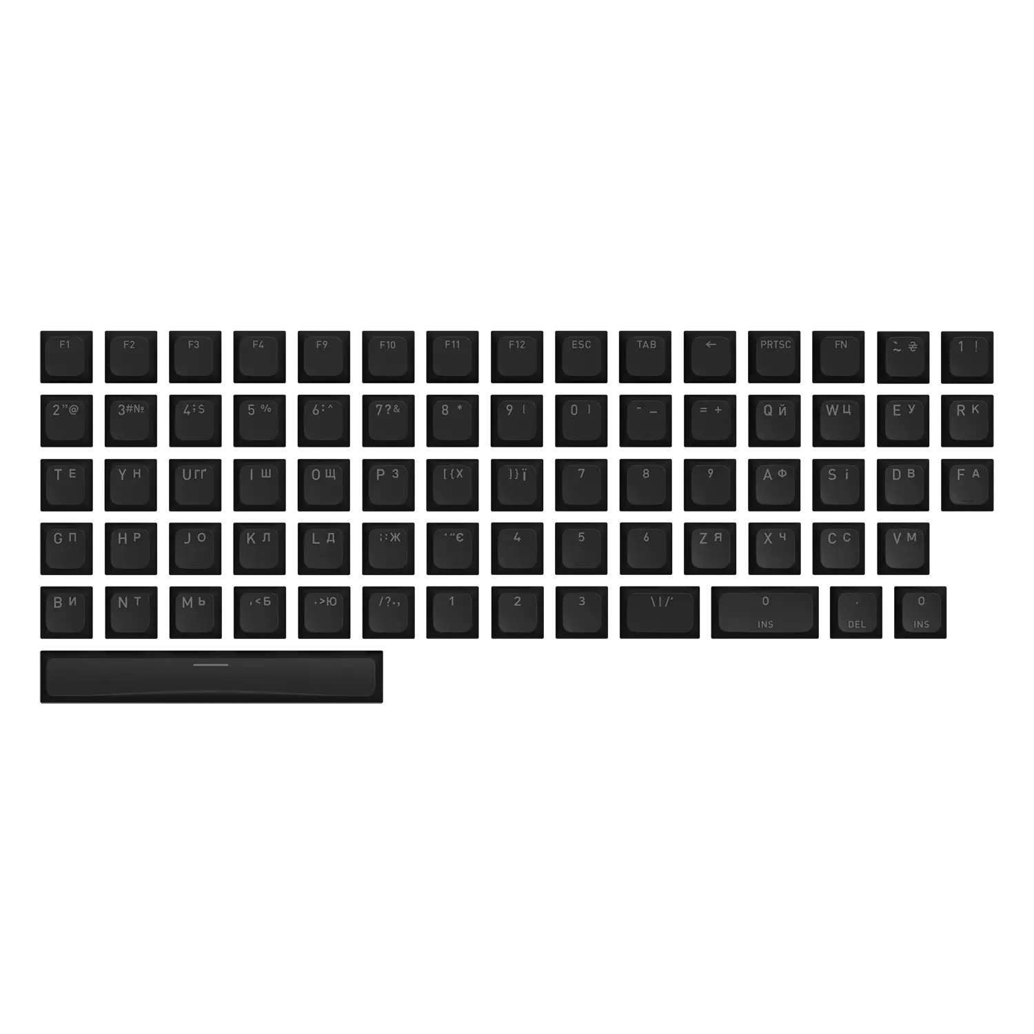 OMA profile keycaps set for ANSI/ISO Layouts (part A)