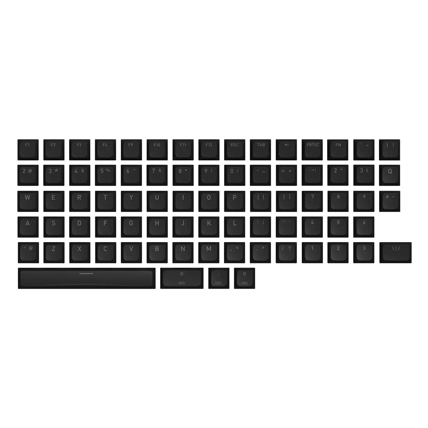 OMA profile keycaps set for ANSI/ISO Layouts (part A)