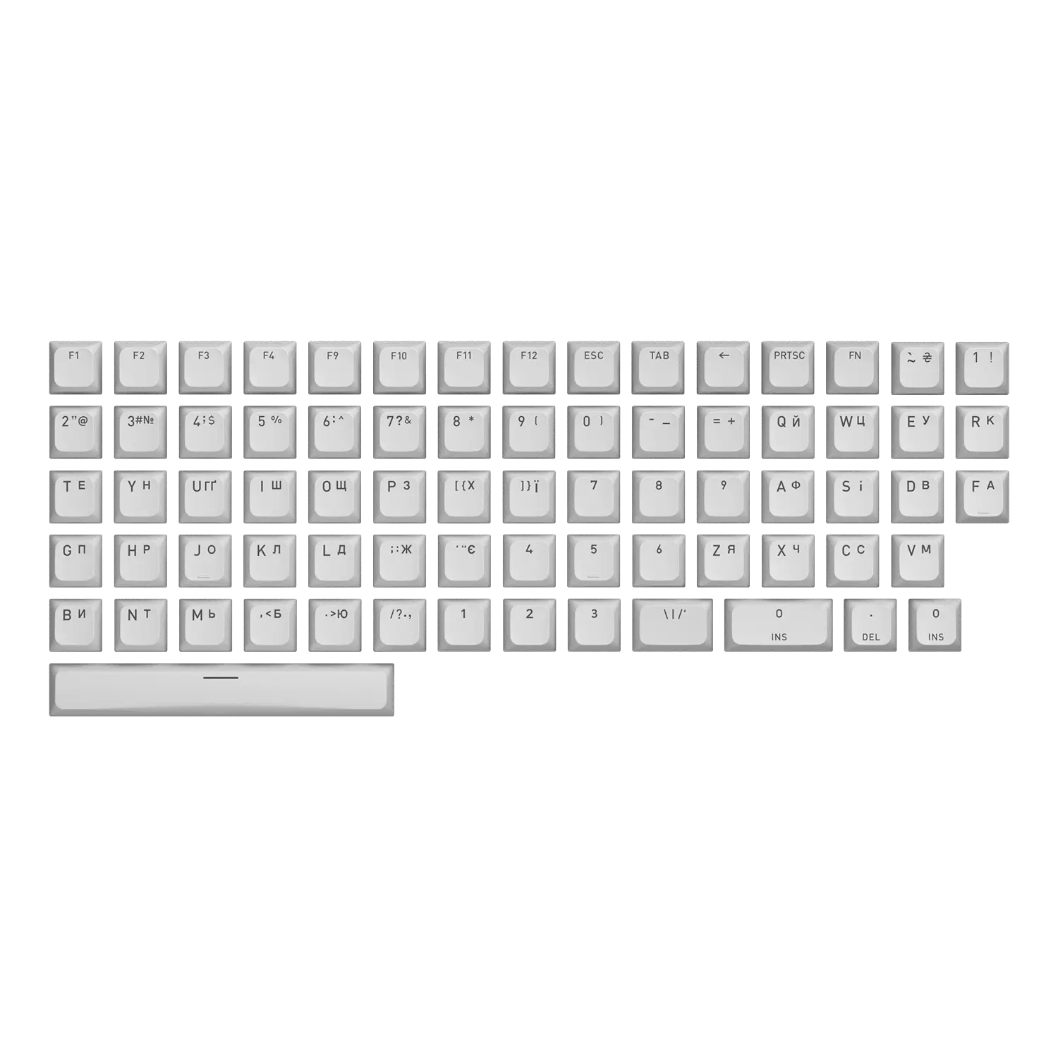 OMA profile keycaps set for ANSI/ISO Layouts (part A)