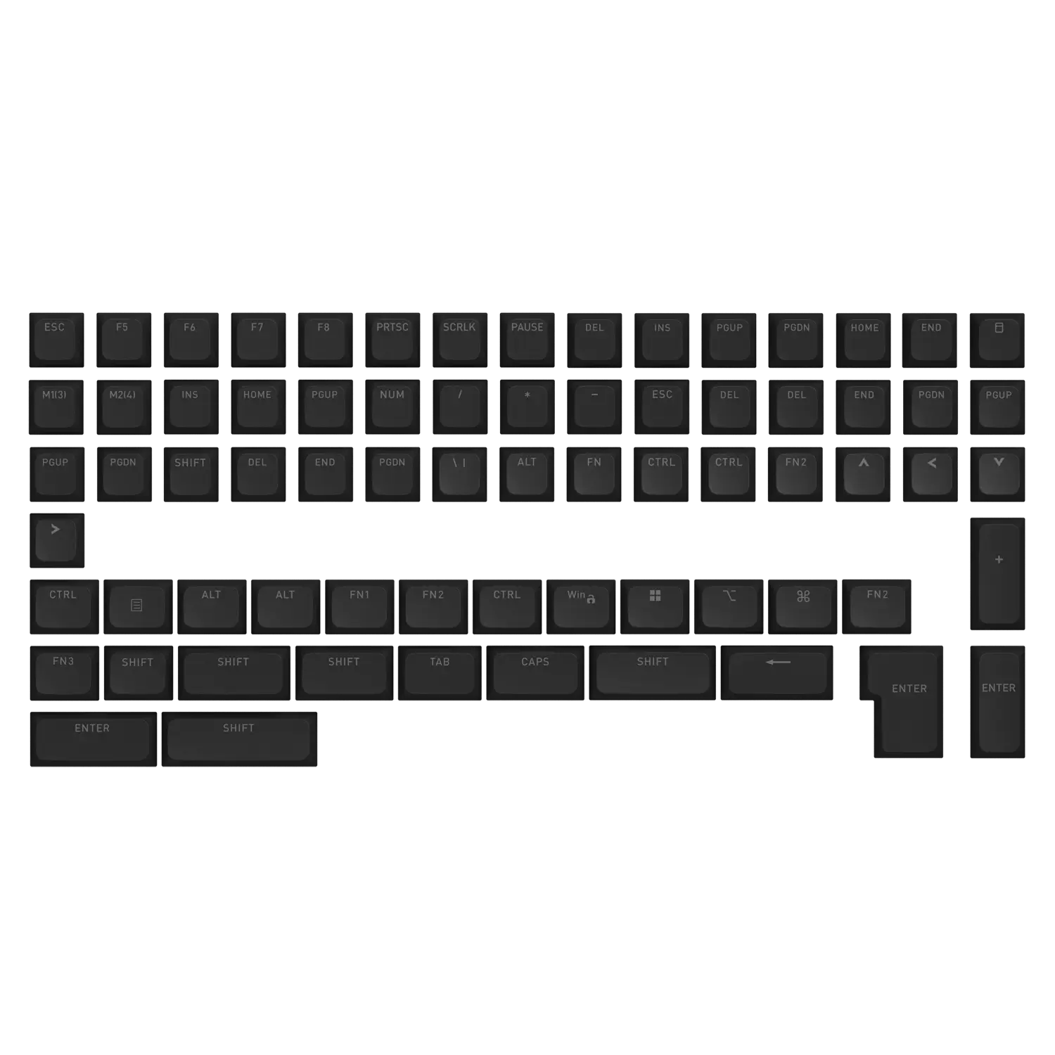 OMA profile keycaps full set for ANSI/ISO Layouts