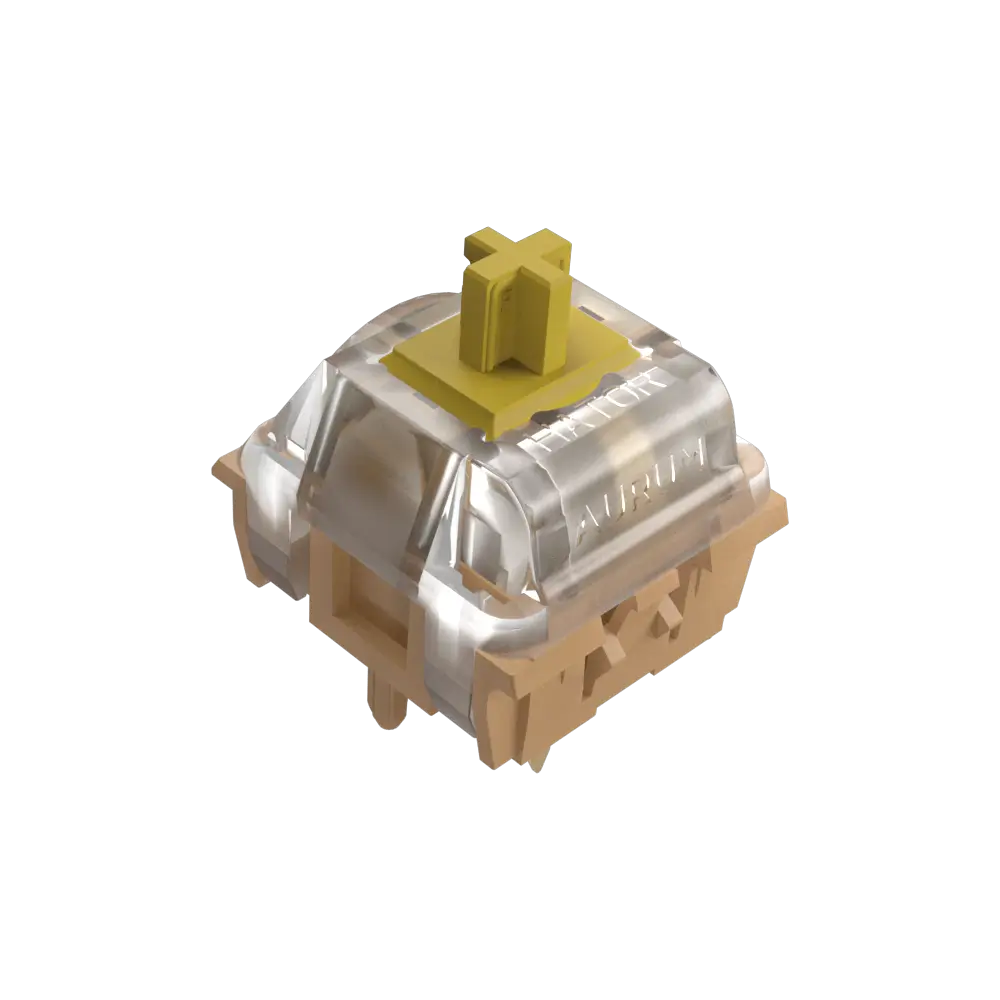Set of Mechanical Hotswap Switches HATOR Aurum Latte Tactile