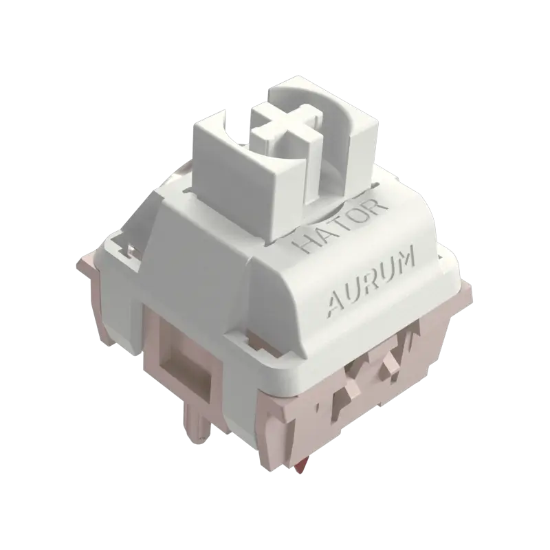 Set of Mechanical Hotswap Switches HATOR Aurum Lavender Clicky