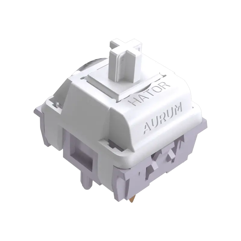 Комплект перемикачів Mechanical Hotswap Switches HATOR Aurum Lavender Clicky
